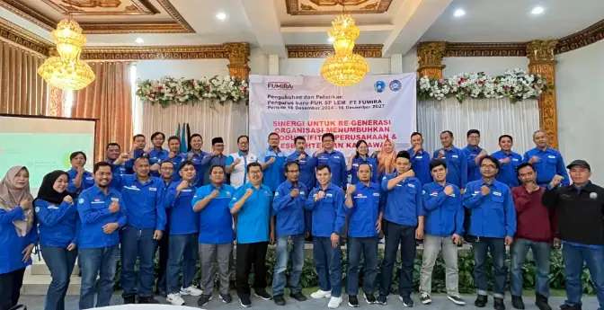 Pelantikan dan Pengukuhan Pengurus PUK SP LEM SPSI PT FUMIRA Periode 2024–2027